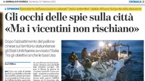 Alifuoco: I vicentini non rischiano – Giornale di Vicenza del 12 febbraio 2023